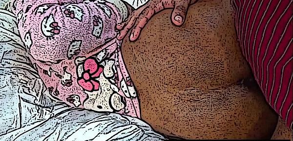  Uncensored Daughter In Law Hentai Sideways Sex From Big Dick Aggressive Step Father, Petite Young Black Hottie Msnovember In Hello Kitty Pajamas on Sheisnovember